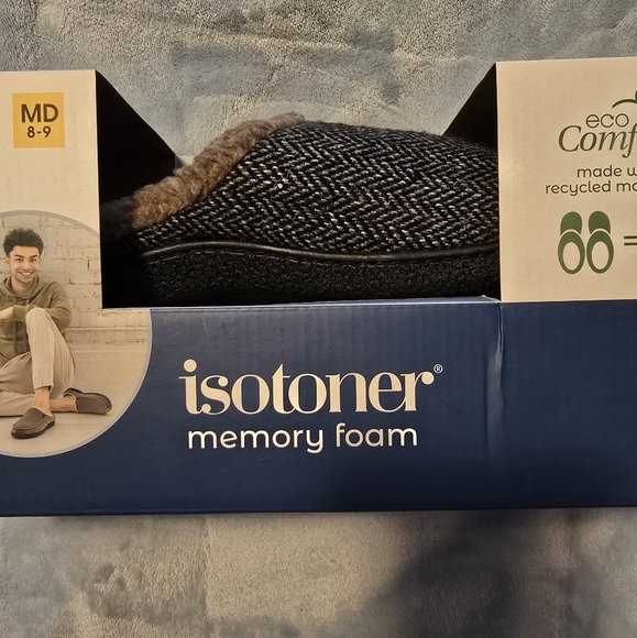 Slippers Men's NWT Isotoner - Picture 5 of 7